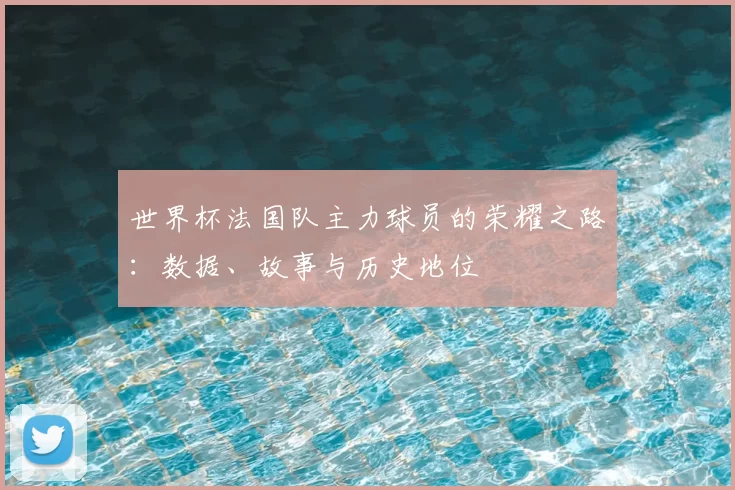世界杯法国队主力球员的荣耀之路：数据、故事与历史地位