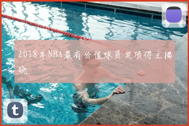 2018年NBA最有价值球员奖项得主揭晓