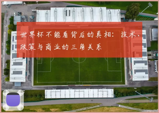 世界杯不能看背后的真相：技术、政策与商业的三角关系